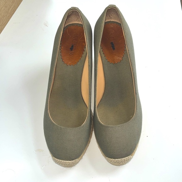 J. Crew Shoes - J. Crew Seville Espadrille Wedges Shoes  Green Size 6.5